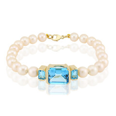 Bracciale in oro con Topazio Marambaia (Michelle Albala)