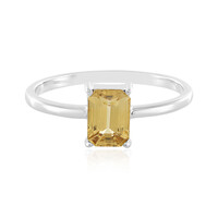Anello in argento con Zircone Giallo