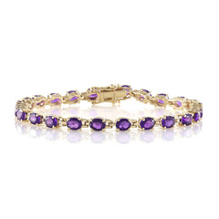 Bracciale in argento con Ametista Zambiana