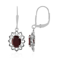 Orecchini in argento con Granato