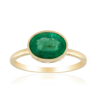 Anello in oro con Smeraldo Zambia