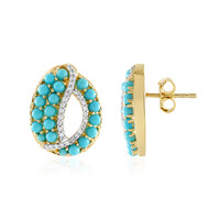 Orecchini in argento con Turchese Sleeping Beauty