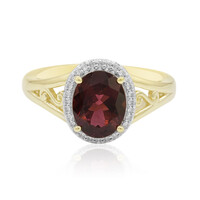 Anello in oro con Rubellite (Tenner Diniz)