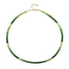 Collana in argento con Tsavorite della Tanzania