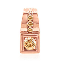 Ciondolo in oro con Diamante Rose de France SI