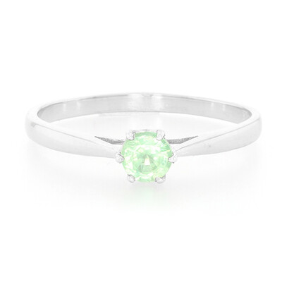 Anello in argento con Cianite Menta