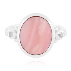 Anello in argento con Opale Rosa