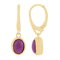 Orecchini in argento con Fosfosiderite