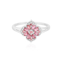 Anello in argento con Tormalina Rosa Brasiliana