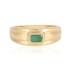Anello in argento con Smeraldo Brasiliano