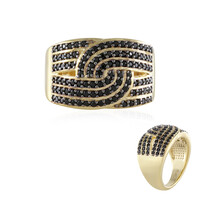 Anello in argento con Spinello Nero
