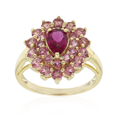 Anello in oro con Rubellite
