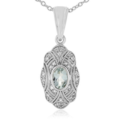 Collana in argento con Acquamarina