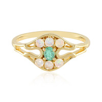 Anello in argento con Smeraldo Russo