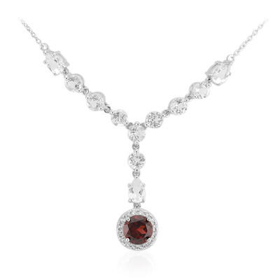 Collana in argento con Granato