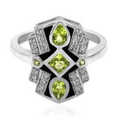 Anello in argento con Peridoto
