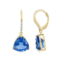 Orecchini in argento con Fluorite Cangiante