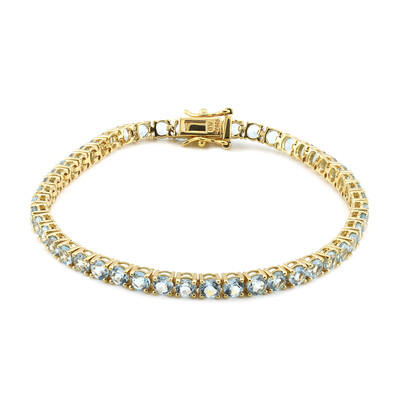 Bracciale in argento con Topazio Blu Cielo