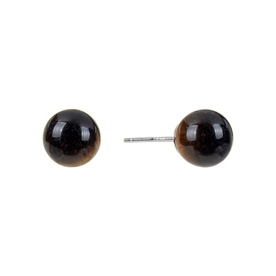 Orecchini in argento con Occhio di Tigre