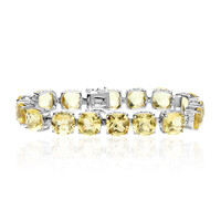 Bracciale in argento con Citrino Limone
