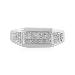 Anello in argento con Diamante I2 (I)