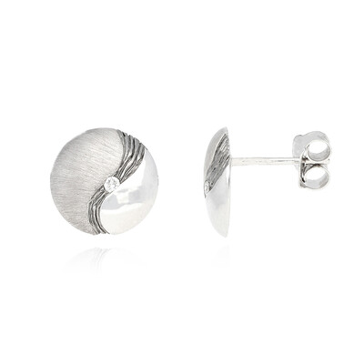 Orecchini in argento con Diamante PK (H)
