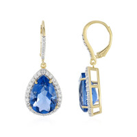 Orecchini in argento con Fluorite Cangiante