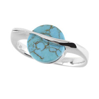 Anello in argento con Turchese