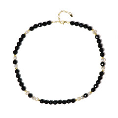 Collana in argento con Onice Nero