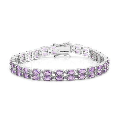 Bracciale in argento con Ametista