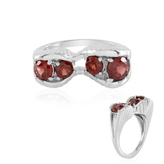 Anello in argento con Granato Mozambico (SAELOCANA)