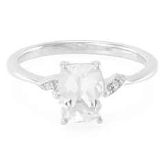 Anello in argento con Goshenite