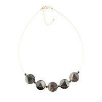 Collana in acciaio inossidabile con Muscovite
