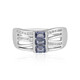 Anello in argento con Zaffiro Ceylon Blu (non riscaldato) (Adela Silber)