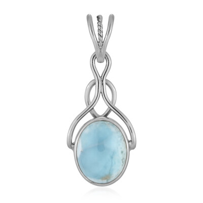 Ciondolo in argento con Larimar