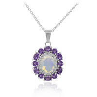 Collana in argento con Opale di Welo