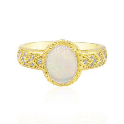 Anello in argento con Opale di Welo