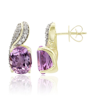 Orecchini in oro con Kunzite Patroke