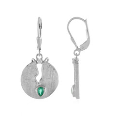 Orecchini in argento con Smeraldo Etiope