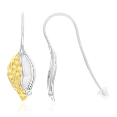 Orecchini in argento con Diamante I1 (G)
