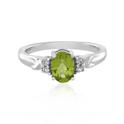 Anello in argento con Peridoto Arizona