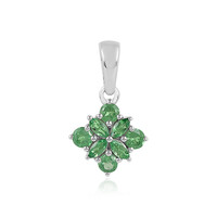Ciondolo in argento con Tsavorite
