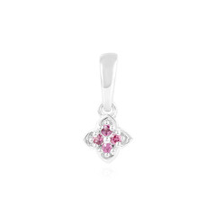 Ciondolo in argento con Rodolite
