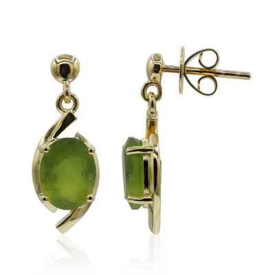 Orecchini in oro con Opale Verde Brasiliano (Tenner Diniz)