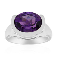 Anello in argento con Ametista Zambiana (Pallanova)