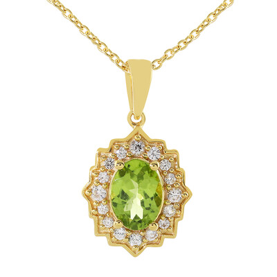 Collana in argento con Peridoto