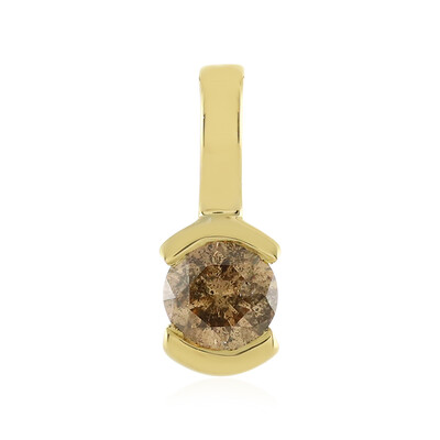 Ciondolo in oro con Diamante Champagne I4