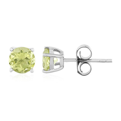 Orecchini in argento con Quarzo Ouro Verde