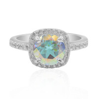 Anello in argento con Topazio Moonlight