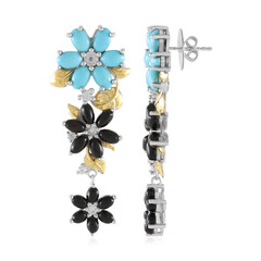 Orecchini in argento con Turchese Sleeping Beauty (Dallas Prince Designs)